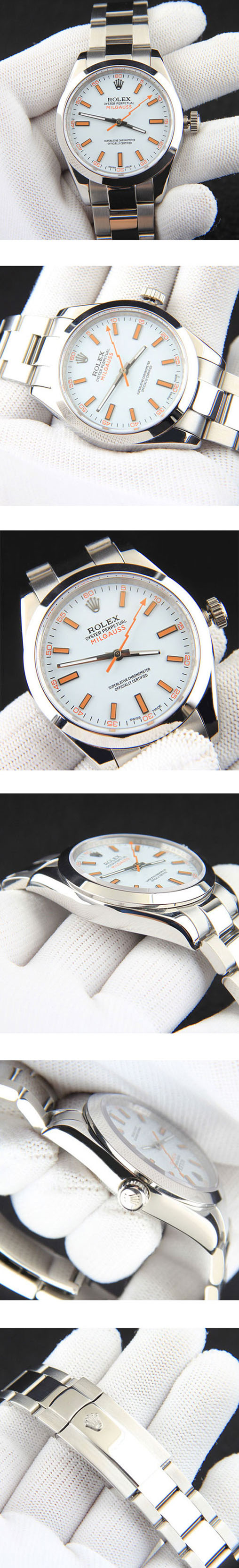 大人気 ロレックス【優良店販促活動中】ミルガウスコピー高級腕時計  116400-0002